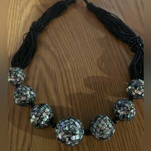 Abalone Bead Necklace vintage